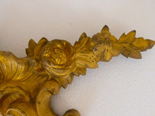 Load image into Gallery viewer, XXL PAIR 19TH Antique French Gilded Bronze Shell Pediment Hardware Salvage RARE