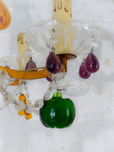 Load image into Gallery viewer, Gorgeous Antique Chandelier Handmade Glass Drops Fruits 1920 MURANO 8 lights