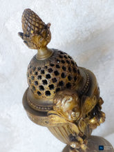 Load image into Gallery viewer, Gorgeous Antique PAIR French Cherub Cassolette Bronze - Early 19TH Louis XVI
