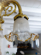 Load image into Gallery viewer, Gorgeous French 19th Century Gilt Bronze Flush Mount Light Chandelier Ceiling