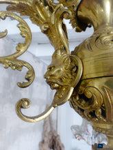 Load image into Gallery viewer, Gorgeous French 19th Century Gilt Bronze Flush Mount Light Chandelier Ceiling