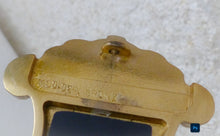 Load image into Gallery viewer, Charming Vintage French Pair Wall Lights Sconces Gilded Bronze Rare Curved Glass