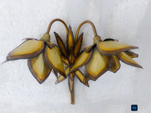 Load image into Gallery viewer, RARE Att. Christian Techoueyres Brass Flower Wall Sconce for Maison Jansen 1970'