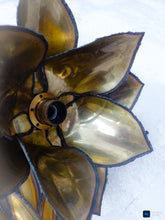 Load image into Gallery viewer, RARE Att. Christian Techoueyres Brass Flower Wall Sconce for Maison Jansen 1970'