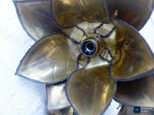 Load image into Gallery viewer, RARE Att. Christian Techoueyres Brass Flower Wall Sconce for Maison Jansen 1970'