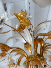 Load image into Gallery viewer, MASCA Vintage Florentine Ceiling Hollywood Regency Mid Century Chandelier 1970's