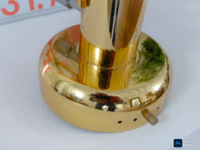 Load image into Gallery viewer, 1970’s Glass Brass and Chrome Wall Light by Oscar Torlasco for Stilkronen Design