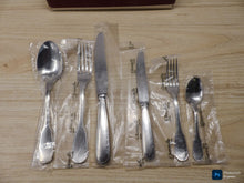Load image into Gallery viewer, CHRISTOFLE TOURAINE Stainless Table set 1x Place setting CAPRICORNE New, Mint 6P