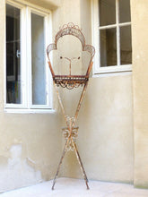 Load image into Gallery viewer, Large Antique French Napoleon III Iron Bird Cage Stand Decor Birdcage 19TH RARE