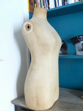 Load image into Gallery viewer, French Antique Mannequin 1900 Fashion Fabric & Papier Maché Woman