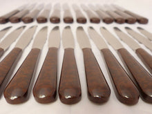 Load image into Gallery viewer, Vintage French Set knives Table Dessert ART DECO 1930 Bakelite Handles 24 pieces