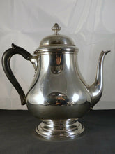 Load image into Gallery viewer, Perles Vintage Coffee Tea set 3 pieces French Hallmarks Silverplated Pearls MINT
