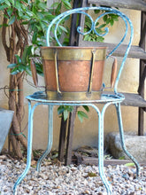 Load image into Gallery viewer, Fantastic Copy of 18th Century 11" Large Vinatge French Copper Rustic Pot Signed