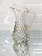 Load image into Gallery viewer, Gorgeous Water Jug Pitcher Blowned Glass Late 19TH Similar Model Bambou Baccarat