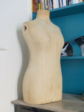 Load image into Gallery viewer, French Antique Mannequin 1900 Fashion Fabric & Papier Maché Woman