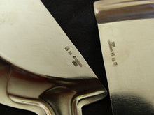 Load image into Gallery viewer, CHRISTOFLE Rare SET Antique Bread crumb scoop & Fruits dish ART DECO 1930