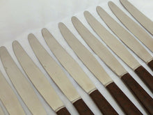 Load image into Gallery viewer, Vintage French Set knives Table Dessert ART DECO 1930 Bakelite Handles 24 pieces