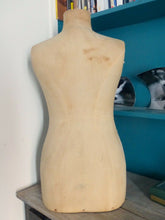 Load image into Gallery viewer, French Antique Mannequin 1900 Fashion Fabric & Papier Maché Woman