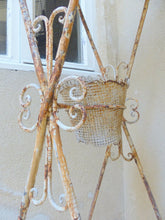 Load image into Gallery viewer, Large Antique French Napoleon III Iron Bird Cage Stand Decor Birdcage 19TH RARE