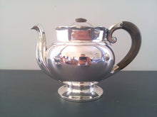 Load image into Gallery viewer, GALLIA Christofle AntiqueFrench coffee tea set / 3 pieces silverplated 1900