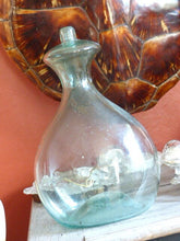 Load image into Gallery viewer, Large Antique French Glass Bottle Shepherd Era XVIII Century France 30cm Rare