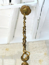 Load image into Gallery viewer, Late 19TH Antique French 5 Arms Ormolu Bronze Chandelier Ceiling Rococo Louis XV