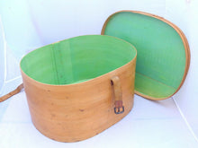 Load image into Gallery viewer, French Antique Wodden Hat BOX - Late 19th - Leather