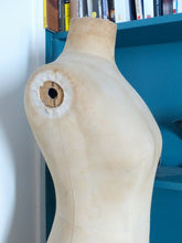 Load image into Gallery viewer, French Antique Mannequin 1900 Fashion Fabric & Papier Maché Woman