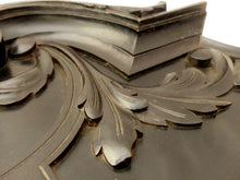 Load image into Gallery viewer, XL Antique Hand Carved Black Forest Pediment RARE 31" Hunting Horns Stag 19th