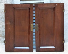 Load image into Gallery viewer, Pair Antique French Hand Carved Solid Wood Doors Panels Gothic Chimera Salvage
