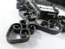 Load image into Gallery viewer, FANTASTIC VINTAGE CHURCH CEMETERY FACADE FRONTSIDE METAL FRAME CROSS Miniature