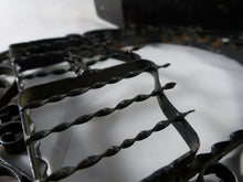 Load image into Gallery viewer, FANTASTIC VINTAGE CHURCH CEMETERY FACADE FRONTSIDE METAL FRAME CROSS Miniature