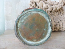 Load image into Gallery viewer, Late 18th Century small  Antique French Copper Rustic Basket Pot Garden