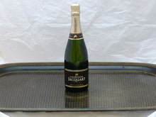 Load image into Gallery viewer, HUGE 29" Antique 19th C French Empire Painted Tole Metal Toleware Rectangul Tray