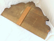 Load image into Gallery viewer, XL Antique Hand Carved Black Forest Pediment RARE 31" Hunting Horns Stag 19th