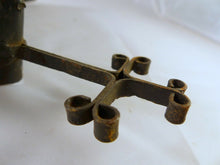 Load image into Gallery viewer, FANTASTIC VINTAGE CHURCH CEMETERY FACADE FRONTSIDE METAL FRAME CROSS Miniature