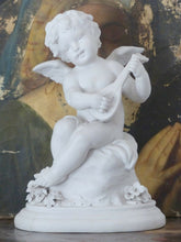 Load image into Gallery viewer, 16" Large Antique Original French Porcelain Biscuit Putti signed KINSBURGER 19th