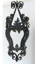 Load image into Gallery viewer, 30" XL French Lantern Gothic Castle Tole Iron Late 19TH Chandelier Ceiling