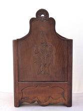 Load image into Gallery viewer, Antique French Provencal "Fariniere" / Flour Box Late 19TH Fishing Theme Walnut