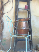 Load image into Gallery viewer, 19TH Century Gorgeous Antique French Copper Watering Can / Rustic Garden