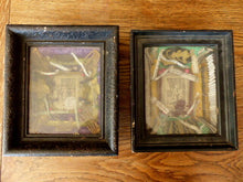 Load image into Gallery viewer, Superbe RARE ancien cadre reliquaire XIXème Saint paperolle cachet cire 1