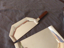 Load image into Gallery viewer, CHRISTOFLE & ALFENIDE Rare SET Antique Bread crumb scoop & Fruits dish ART DECO