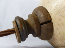 Load image into Gallery viewer, 7" Diameter 15lb HUGE c1800's Marble Stair Finial/ Boule de rampe en Marbre 18cm