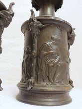 Load image into Gallery viewer, SUPERBE PAIRE DE LAMPES A REGULATEUR XIXème - PAIR OF LAMPS XIXth  Antique Theme