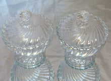 Load image into Gallery viewer, BACCARAT BAMBOU - Gorgeous PAIR 2x Candy Box Crystal Covered Box Bamboo 1930