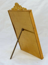 Load image into Gallery viewer, Antique French Bronze Photo Miniature Portrait Frame Ribbon Style Louis XVI 19TH
