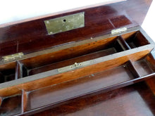 Load image into Gallery viewer, Antique French Napoleon III Marquetry Inlay 13" Ecritoire Writer's Box Boulle