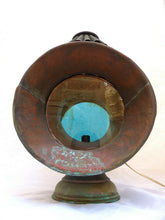 Load image into Gallery viewer, 19TH Antique XL Large Train locomotive Copper oil front Lamp Lantern headlight
