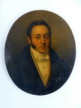 Load image into Gallery viewer, 1810 French Oil Painting Gentleman 18TH Portrait EMPIRE RENAISSANCE - Tableau