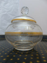 Load image into Gallery viewer, BACCARAT- ANTIQUE SET NIGHT SERVICE 19TH French Blowned Crystal Gilded 5 pieces